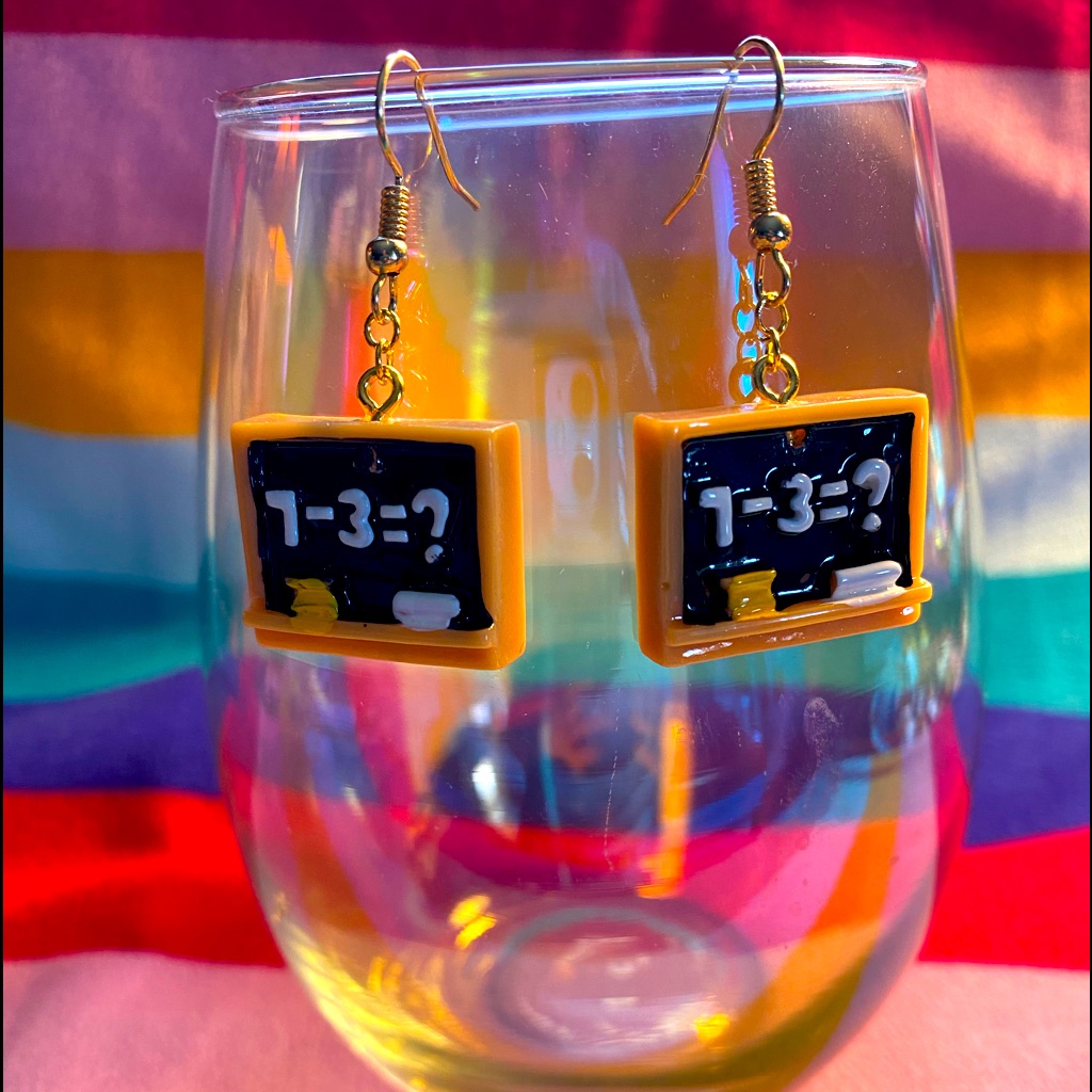 Math Fishhook Earrings